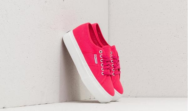 Superga 2790 Acot W Linea Up And Down Red Azalea