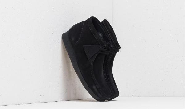 Clarks Originals Wallabee Boot Black Sde