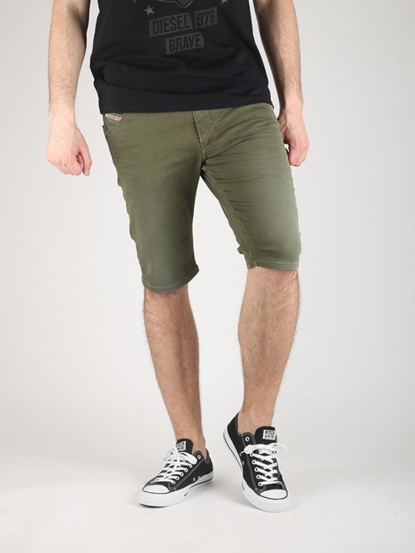Kraťasy Diesel KROSHORT-NE CALZONCINI Jogg Jeans Zelená