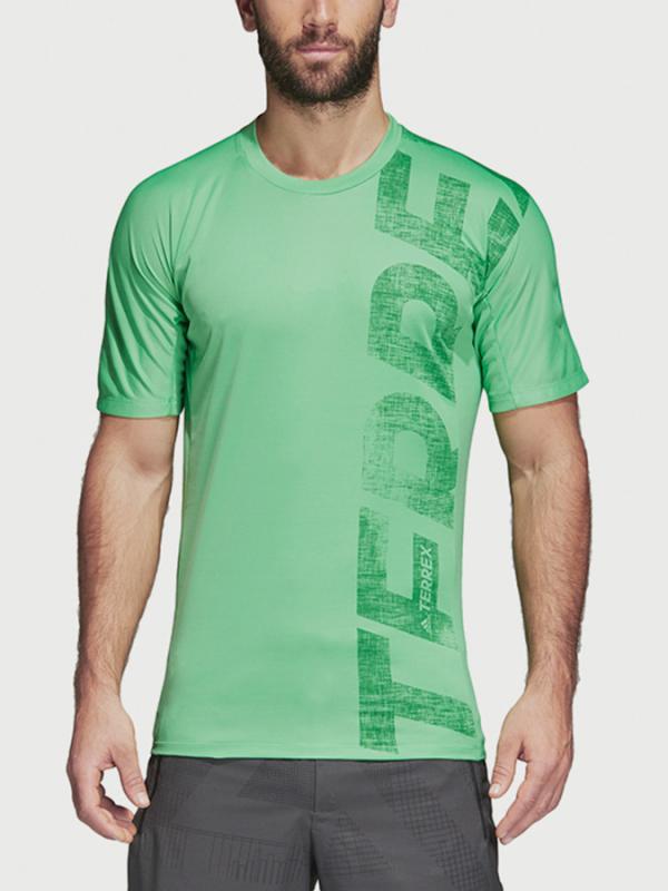 Tričko adidas Performance Trail Cross Tee Zelená