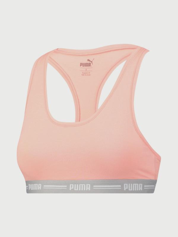 Podprsenka Puma Iconic Racer Back Bra 1P Růžová