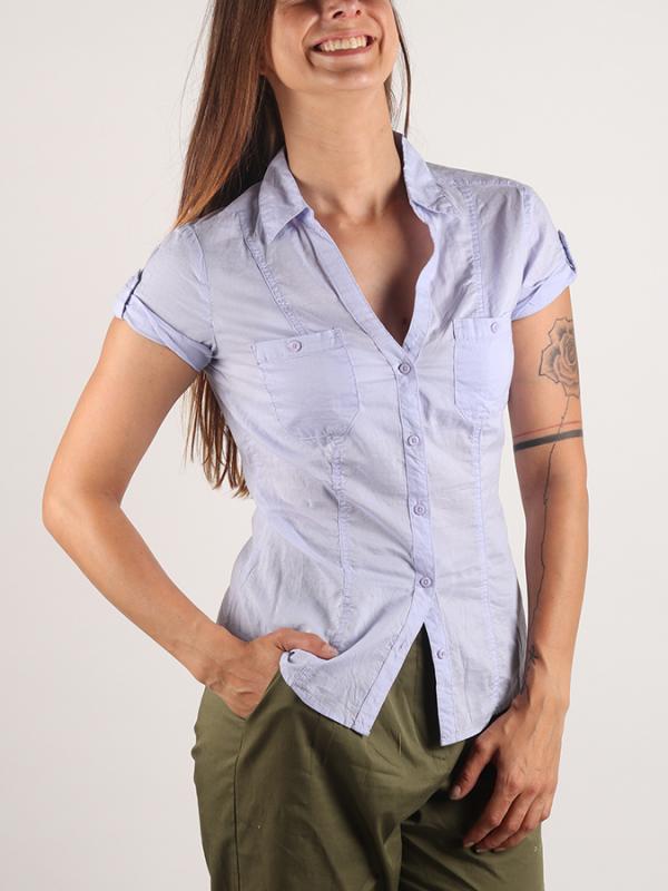 Košile Terranova Camicia Fialová