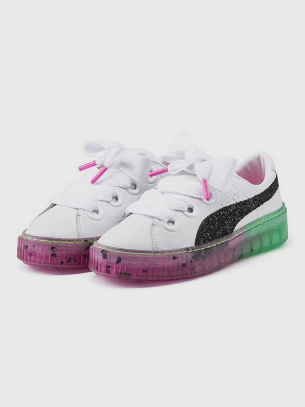 Boty Puma Platform Candy Princess SW Bílá