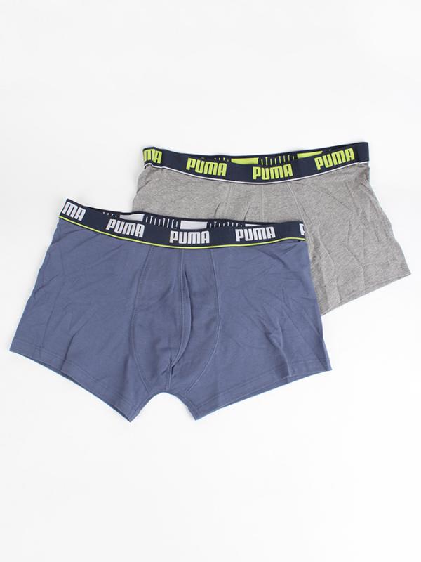 Boxerky Puma Basic Stripe Elastic Trunk 2 Pack Barevná