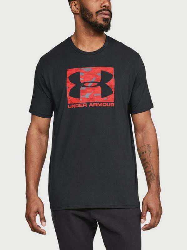 Tričko Under Armour Boxed Sportstyle SS Černá