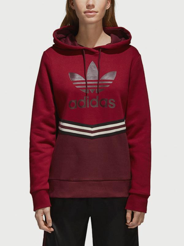 Mikina adidas Originals Adibreak Hoodie Červená