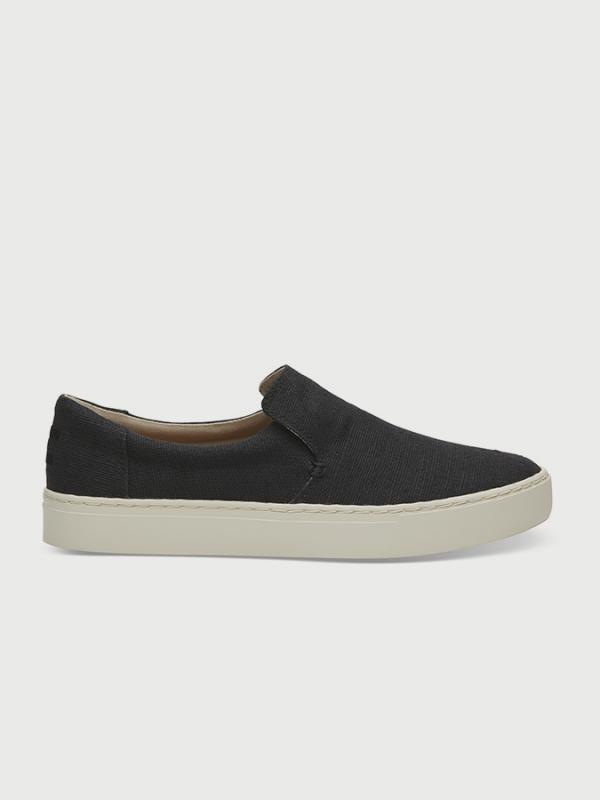 Boty Toms Black Heritage Canvas Mn Loma Slipon Černá