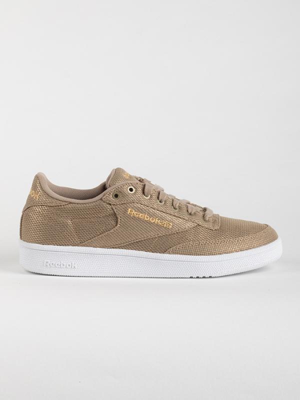 Boty Reebok Classic Club C 85 Metallic Mesh Hnědá