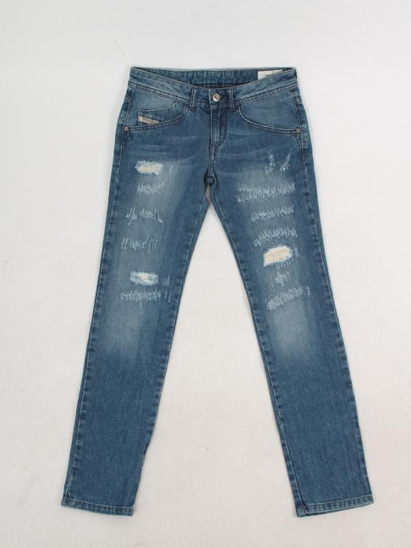Kalhoty Diesel CLUSHY J FH1 PANTALONE Modrá
