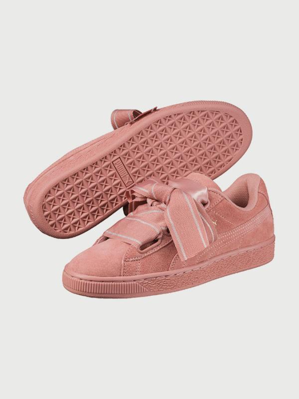 Boty Puma Suede Heart Satin II Wn s Růžová
