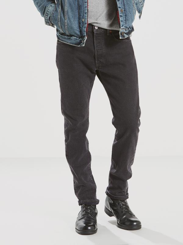 Džíny LEVI'S 501 Original Fit Side By Side Černá