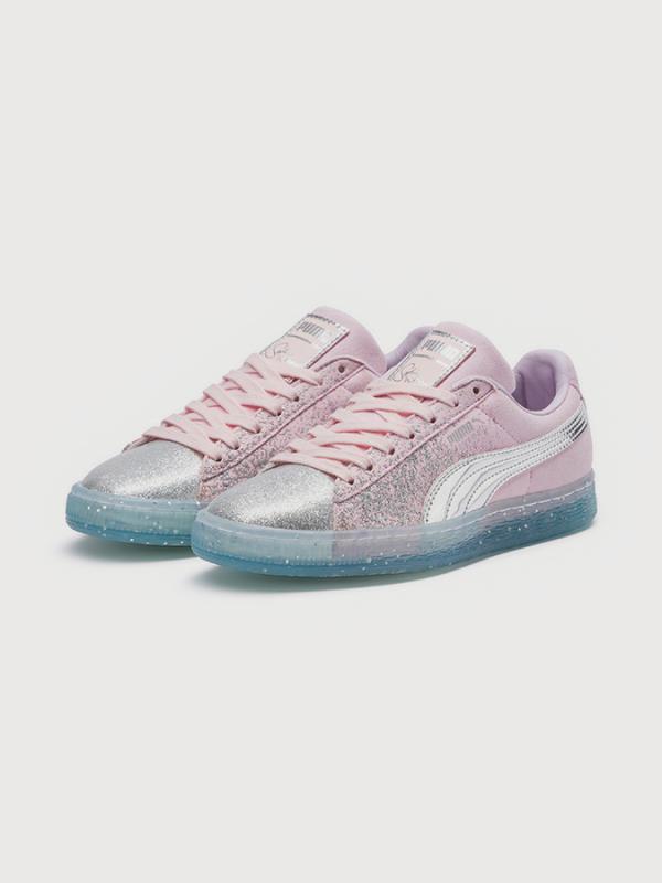 Boty Puma Suede Glitter Princess SW Růžová