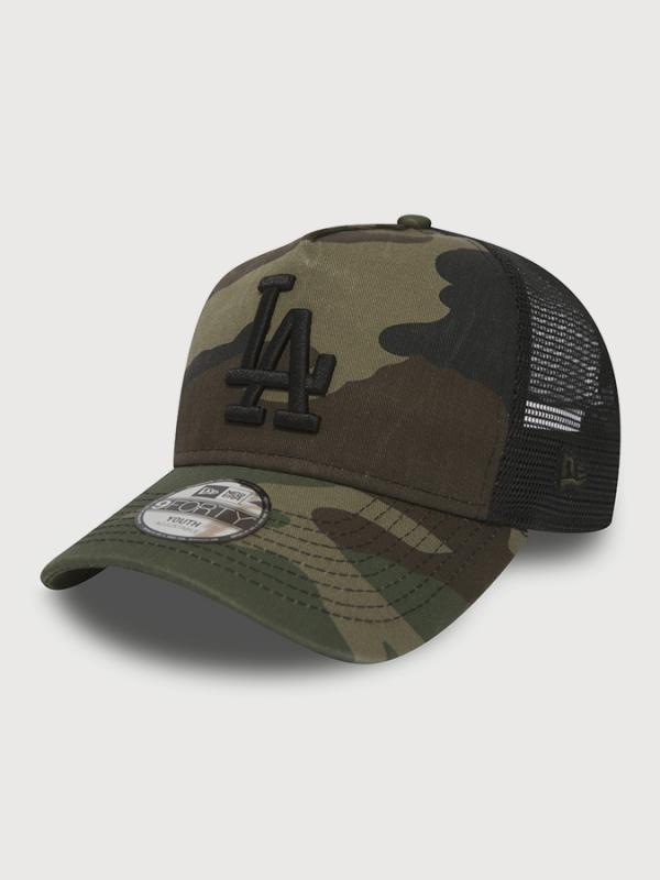 Kšiltovka New Era 940K MLB Af trucker washd camo truck kids LOSD Zelená