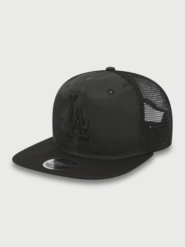 Kšiltovka New Era 950K MLB trucker washd camo snp kids yth LOSDO Černá