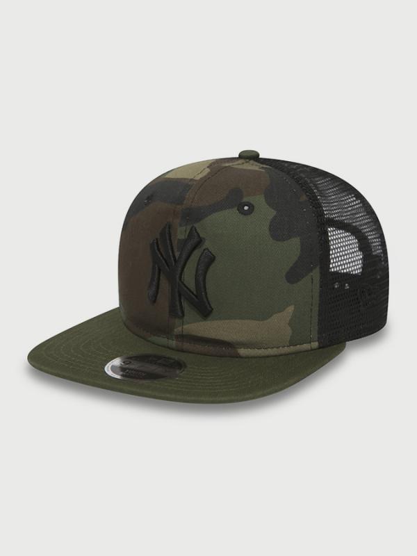 Kšiltovka New Era 950K MLB trucker washd camo snp yth kids NEYYA Zelená