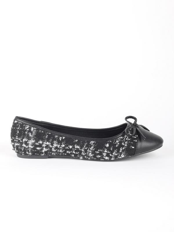 Balerínky Primadonna Calzatura Ballerina Eco-Pelle Nebi Černá