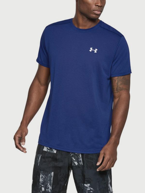 Tričko Under Armour Threadborne Streaker SS Modrá