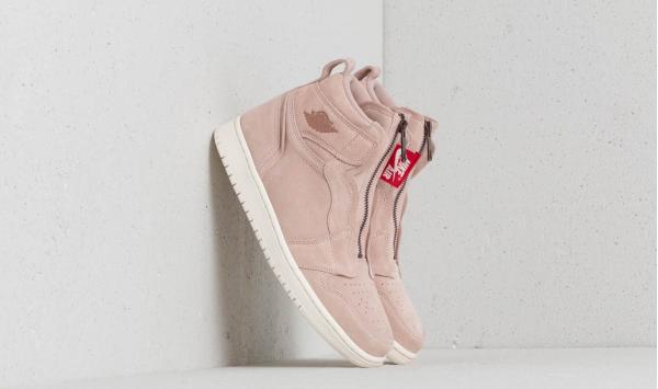 Air Jordan 1 High Zip Wmns Particle Beige/ Metallic Red Bronze