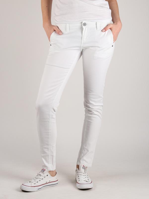 Kalhoty Terranova Pantalone Bílá