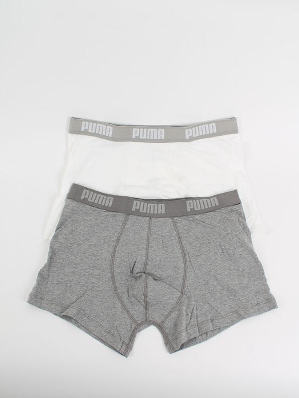 Boxerky Puma Basic Boxer 2 Pack white gr Barevná