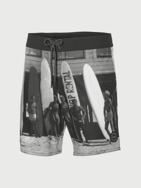 Boardshortky O´Neill Pm Mid Freak Photo Boardshorts Barevná