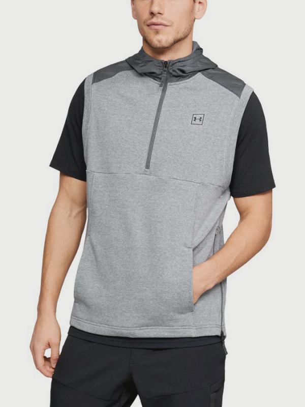 Mikina Under Armour Threadborne Terry Sl Hoody Šedá