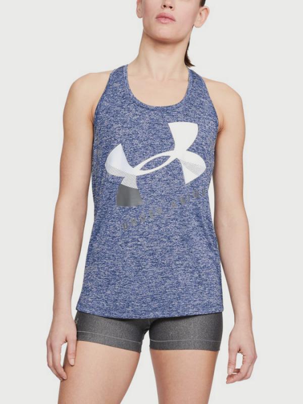 Tílko Under Armour Tech Graphic Twist Tank Modrá