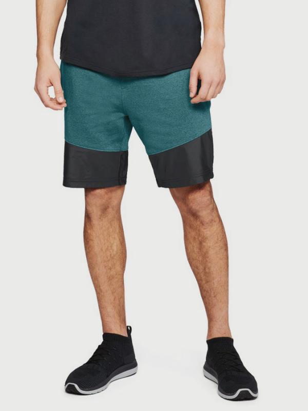 Kraťasy Under Armour Threadborne Terry Short Zelená