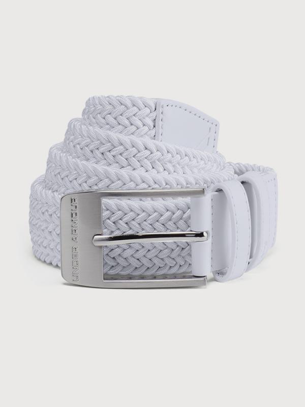 Pásek Under Armour Men\'S Braided 2.0 Belt Bílá