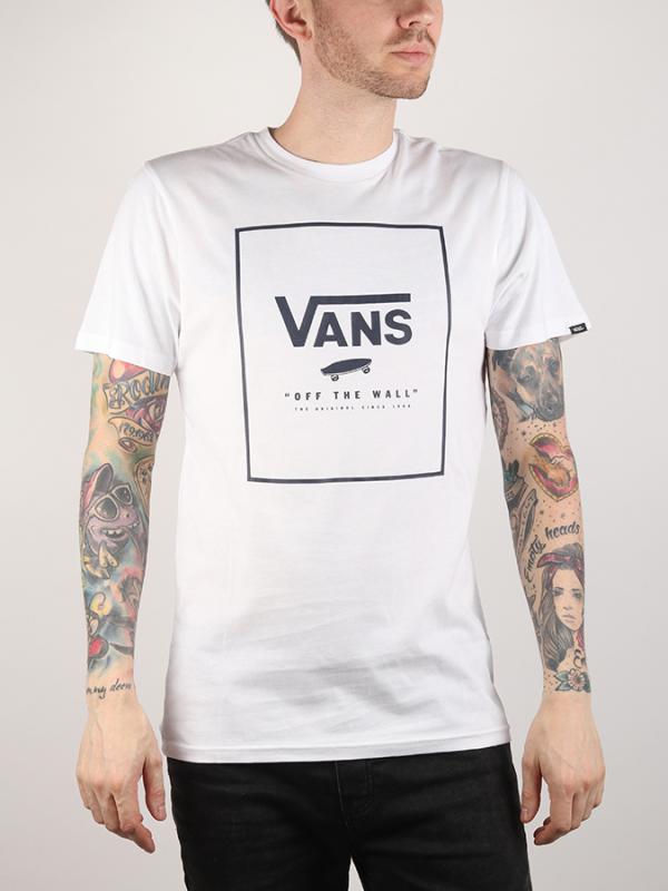 Tričko Vans Mn Print Box White/Dress Bílá