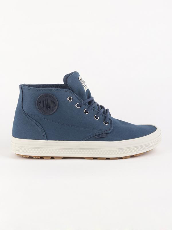 Boty Palladium Sub Mid CVS M-Indigo/Silver Birch Modrá
