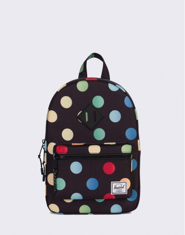 Herschel Supply Heritage Kids Black Rainbow