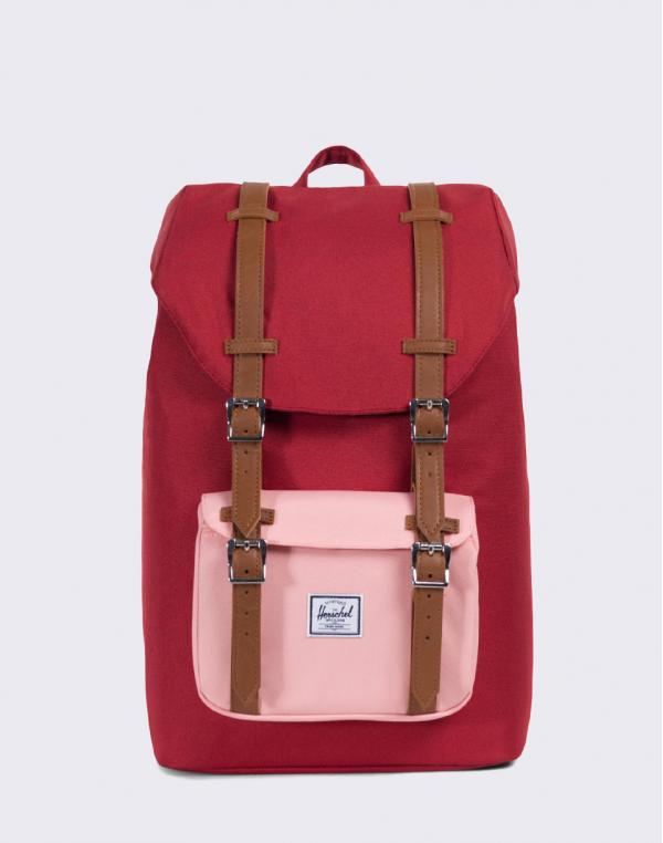 Herschel Supply Little America Mid-Volume Brick Red/Peach
