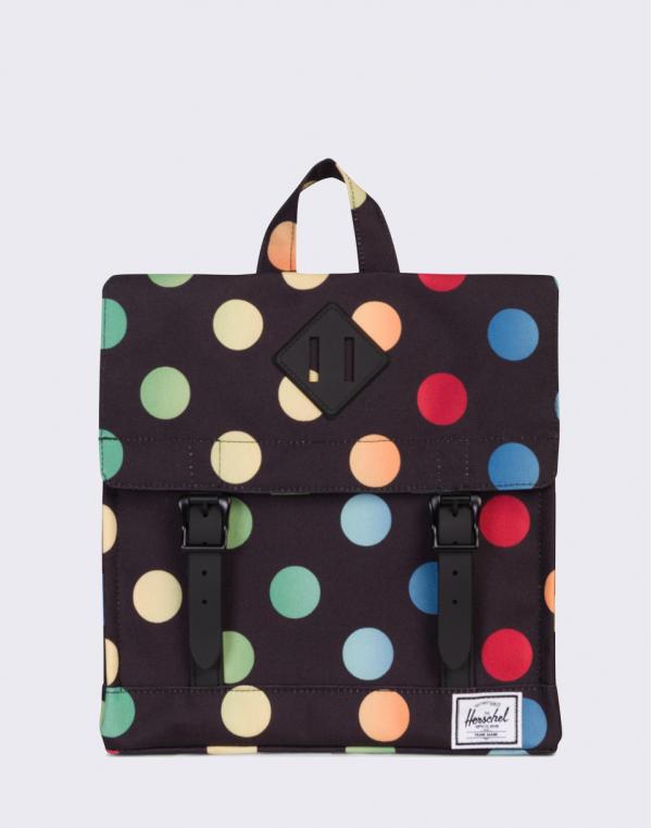 Herschel Supply Survey Kids Black Rainbow