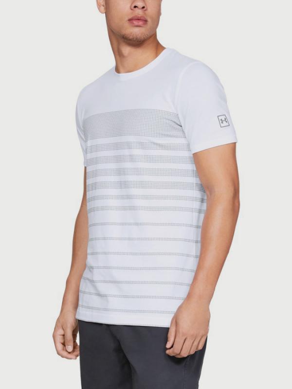 Tričko Under Armour Sportstyle Stripe Tee Bílá