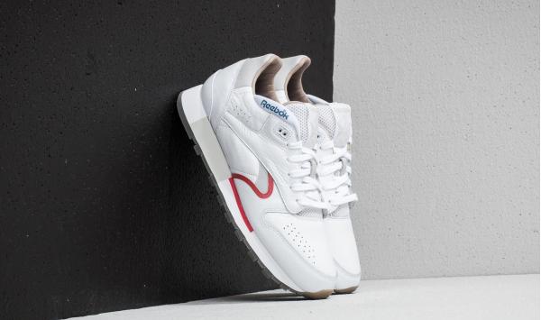 Reebok Classic Leather Urge White/ Cool Grey/ Red/ Blue