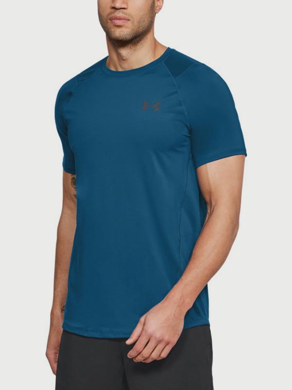 Tričko Under Armour Raid 2.0 SS Left Chest Modrá