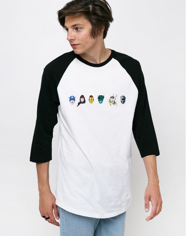 Vans Marvel Raglan White/Black XL