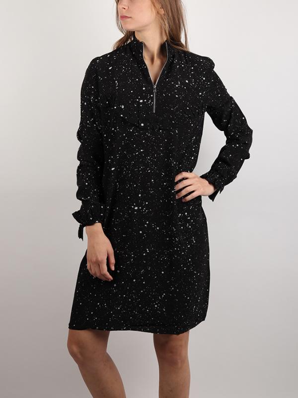 Šaty Replay W9353 Kleid Černá