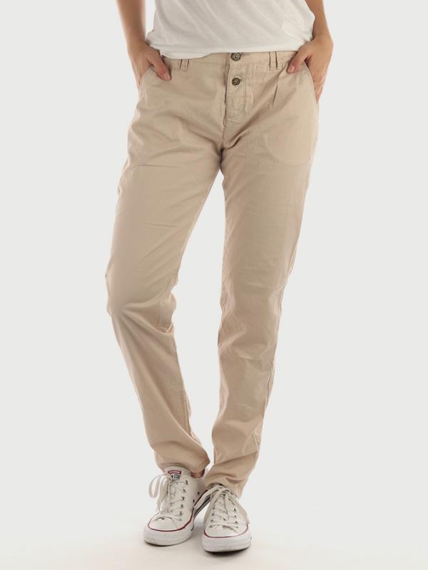 Kalhoty Terranova Pantalone Béžová