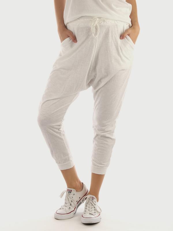 Tepláky Terranova Pantalone Bílá