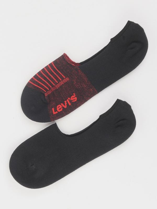 Ponožky LEVI'S 168Sf Low Rise Vintage Stripe 2 Pack Barevná