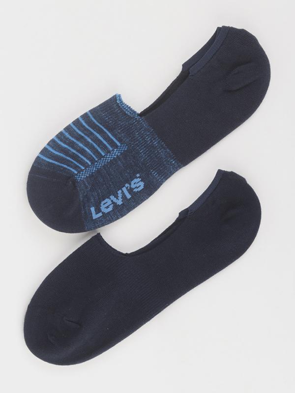 Ponožky LEVI'S 168Sf Low Rise Vintage Stripe 2 Pack Barevná