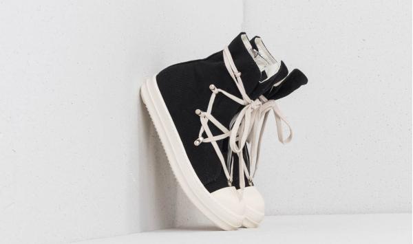 Rick Owens Hexagram Sneakers Black/ Milk