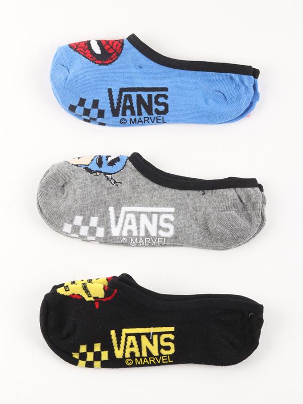 Ponožky Vans WM 7-10 (3-Pack) (Marvel) Avangers Canoodles Socks Multi Barevná