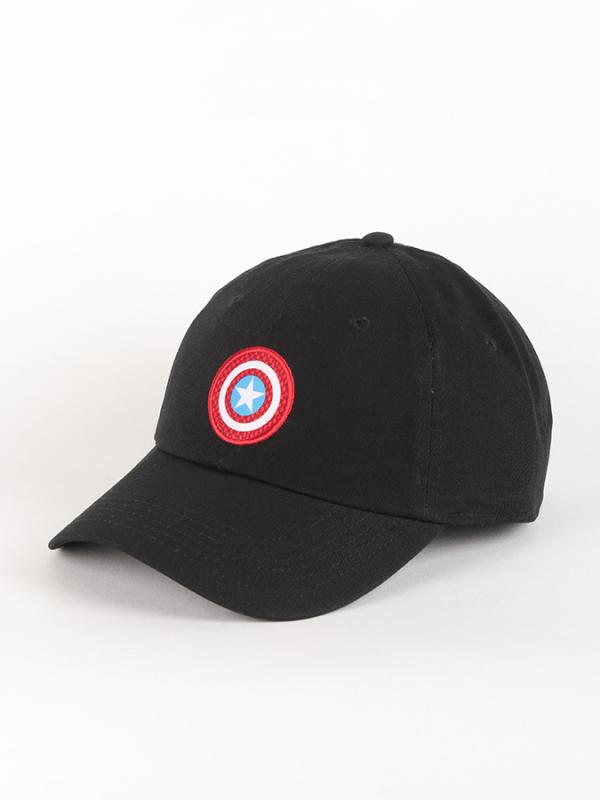 Kšiltovka Vans WM (Marvel) Captain America Shield Courtside Hat Černá