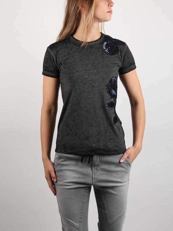 Tričko Replay W3959 T-Shirt Černá