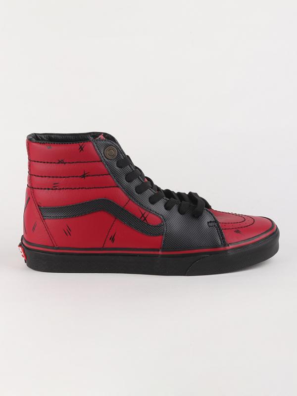 Boty Vans UA Sk8-Hi (Marvel) Dea Červená
