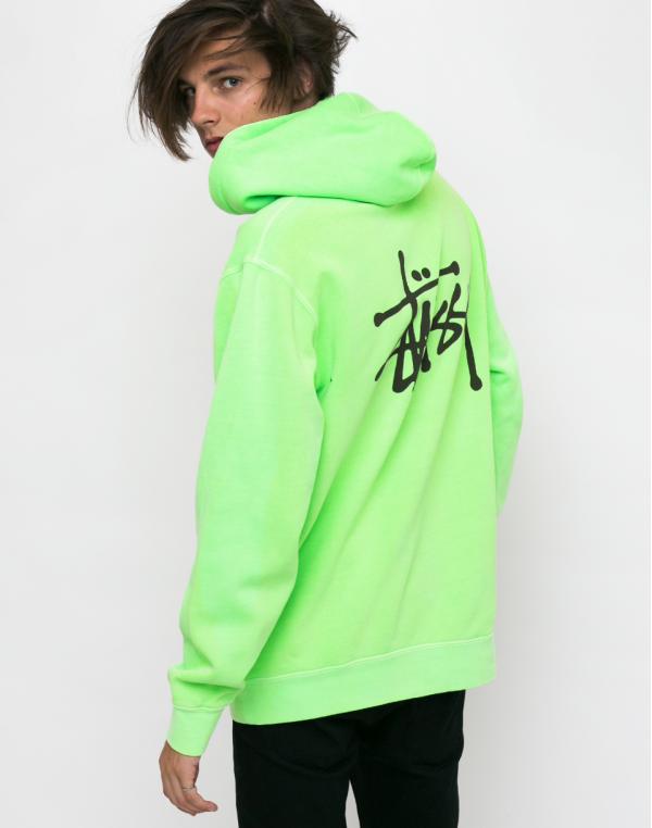 Stussy Basic Pig. Dyed Green L