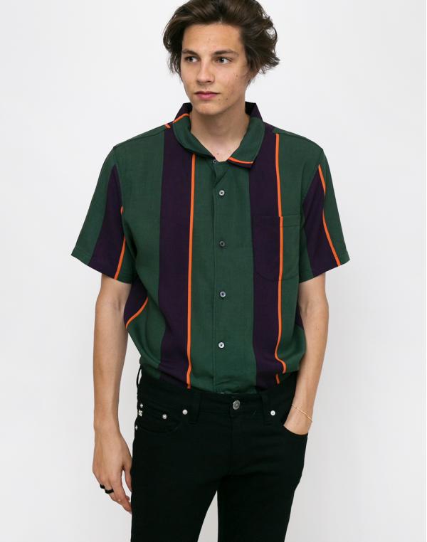 Stüssy Big Stripe Green L